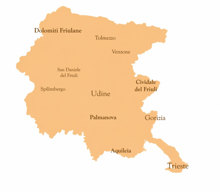 cartina fvg unesco